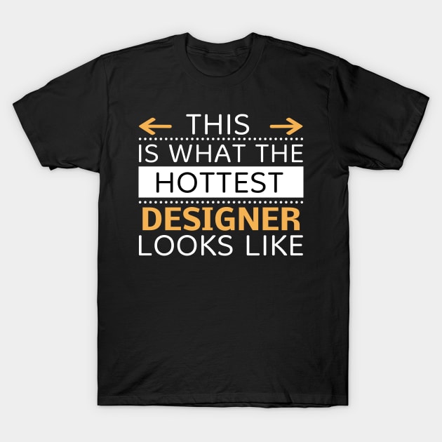 Designer Looks Like Creative Job Typography Design T-Shirt by Stylomart